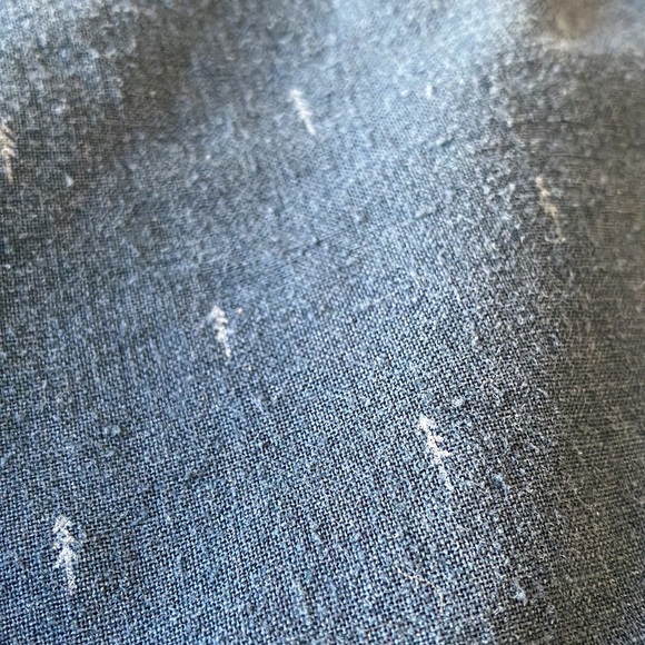 tentree Blue button up with tree pattern - Picture 6 of 6